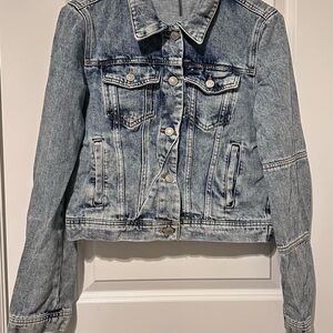 Free People Blue Denim Jacket